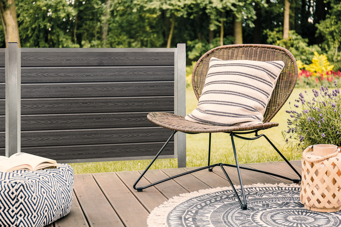 Kirkedal galvaniseret hegn tilkøbssæt 90 x 180 cm